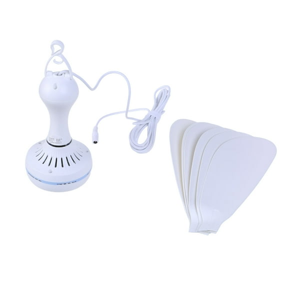 5.5x2.1mm 12V Ceiling Fan 20" Hanging Camping Tent Fan for Home Outdoor Office