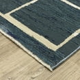 thumbnail image 3 of Oriental Weavers Reed Area Rug - RE04B - 5'3" x 7'6" - in Blue/ Ivory - Modern Style, Stain Resistant, Family and Pet Friendly , Bedroom, Office Rug, 3 of 5