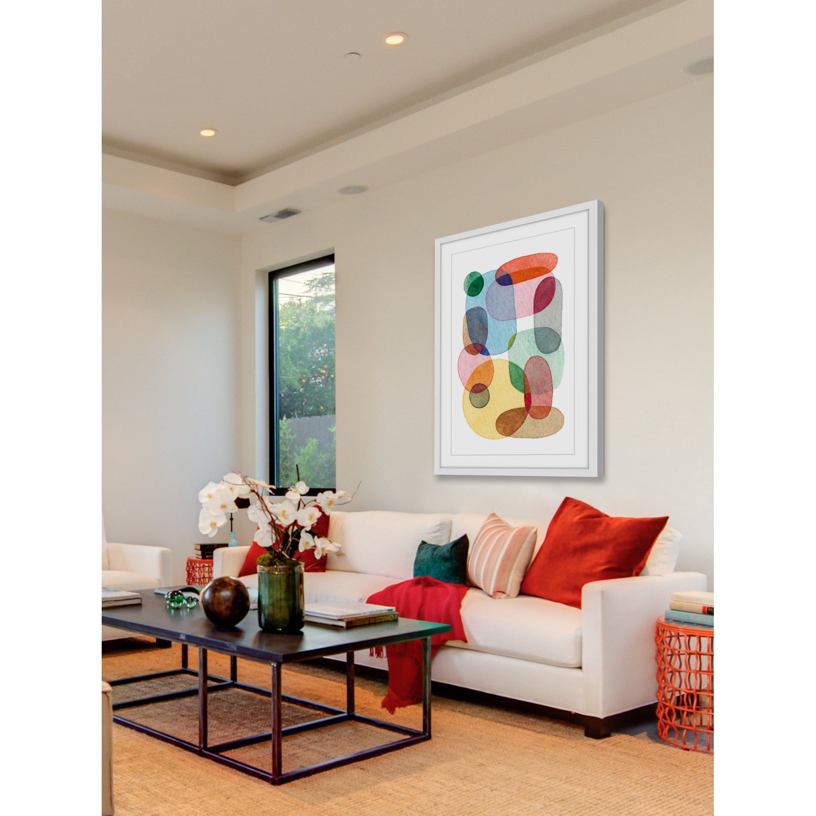 Marmont Hill "Inked Orbs I" Framed Painting Print