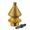 1pc 10-38MM, variant on Diamond Chamfering Bit, 4-in-1 Brazed Multi-Function With M10 Adapter, Universal Tool For Tile Stone Marble Edge Finishing