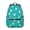 Maltese Blue Pattern, variant on Puppy and Dog Paw Print Blue Backpack for School, Cute School Bag with Adjustable Shoulder Straps and Padded Back, 15.3"x11"x7.1"