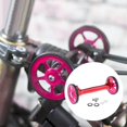 thumbnail image 3 of LOVIVER Vélos Pliants Roues Faciles Tige d'Extension avec Entretoises Rouge rose Rouge, 3 of 8
