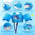 thumbnail image 3 of Uniwell U.S. Coast Guard Approved Life Jacket for Kids 33-55 lbs - Top Craftsmanship Swim Vest for Boys and Girls, Shark, 3 of 6
