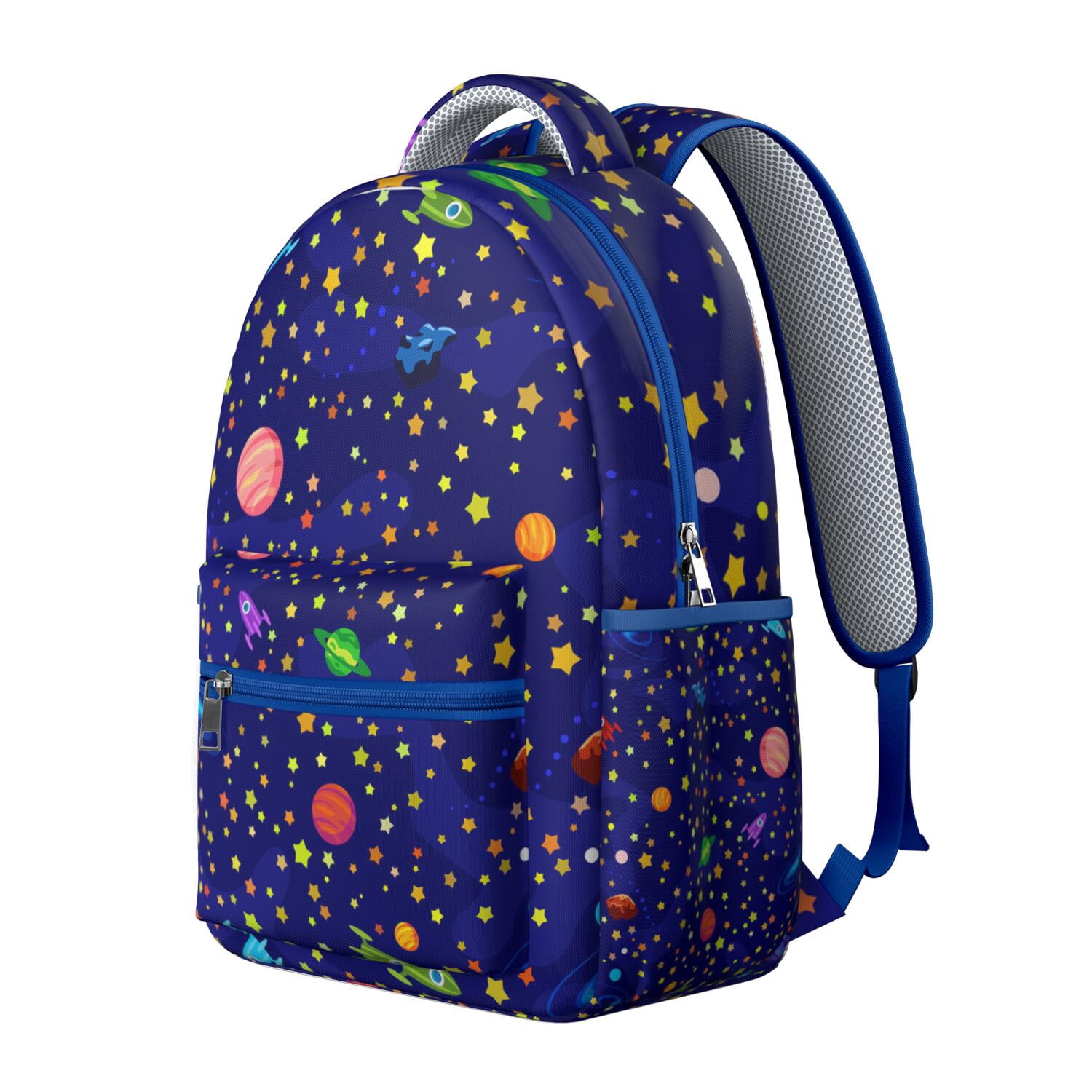 Space Geek Star Moon Sun Backpack - Waterproof & Spacious for College Students