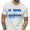 thumbnail image 5 of Men’s Graphic T-Shirt, El Papa Mas Chingon Nicaragua Flag Design, Cotton Crew Neck Tee, Classic Fit, Sizes S–5XL, 5 of 7