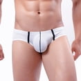 thumbnail image 4 of Posijego Sous-vêtements Bikini pour Hommes Taille Basse Respirants Confort sous-Vêtements pour Hommes Extensibles Doux Culottes, 4 of 5