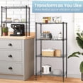 thumbnail image 5 of Himimi 6-Tier Wire Shelving Unit Free Standing Shelf Metal Storage Shelves 21.26L x 11.42W x 62.99H Black, 5 of 9