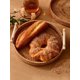 thumbnail image 2 of 1pc Handmade Rattan Serving Tray - Double Ear Tea Tray, Fruit Plate, Bread Snack Basket, Storage Woven Basket, Heat Insulation Trivet Mat - Perfect Fo, 2 of 5