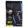 thumbnail image 3 of "Auto Drive 2 Piece Seat Covers and Headrest Covers, Black and Blue", 3 of 9