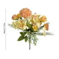 thumbnail image 3 of Xuniizn Artificial Flowers, Fake Hydrangea Bouquet UV Resistant Silk Flowers, Lifelike, No Fade, Fake Flowers for Wedding, Party, DIY Tables Centerpiece Decor - Fake Flowers, 3 of 6