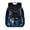 Blue Lightning Wolf Print, variant on Uorisanigo Purple Galaxy Wolf School Backpack for Kids Boys Large Capacity, Lightweight Preschool Elementary Daypack with Adjustable Shoulder for Camping Travel
