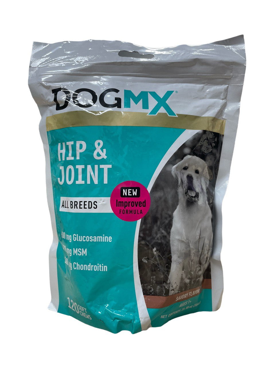 Dog Mx HIP & JOINT Large Dogs SAVORY FLAVOR 120 Soft Chews
