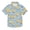 Duck on Water, variant on Small Short Sleeve Button Down Shirts Orange Flowers Casual Shirt 3-10 Years