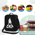 thumbnail image 4 of Soccer Player #7 Lunch Bag Cristiano Ronaldo Cooler Bag For School/Work/Party/Travel/Picnic Football Fans Lunch Box-Style 1, 4 of 8