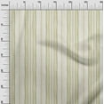 thumbnail image 3 of oneOone Tissu Coton Beige Cambrique Rayures Matériel de Couture Tissu Imprimé au Mètre 56 Pouces de Large, 3 of 4