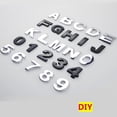 thumbnail image 4 of Pegatinas decorativas para coche, diseño de letras del alfabeto en 3D de 25 mm/45 mm, con emblema cromado, para decoración de coches, logotipos, accesorios para coches, 4 of 5