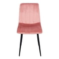 thumbnail image 2 of Silla Comedor Eames Tapizada Rack & Pack  Rosa Terciopelo Sala Habitación, 2 of 4