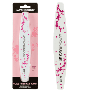 Japonesque Glass Finish Nail Buffer & Nail File for Fingernails
