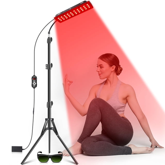 Lámpara de terapia de luz roja Astarexin con soporte para aliviar el dolor