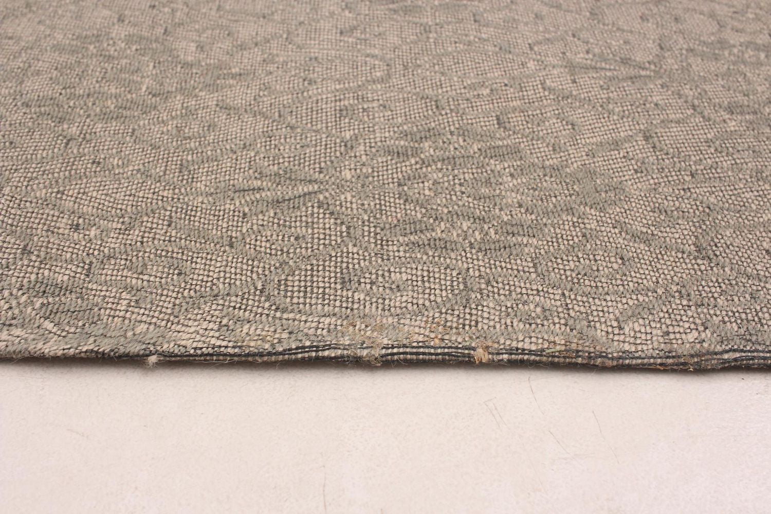 ECARPETGALLERY 4'9" x 6'9" Contemporary Collage Handmade Area Rug for Living Room, Dining Room and Bedroom in Grey