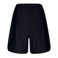 thumbnail image 6 of BLVB Summer Shorts for Women Casual Loose Side Slit High Elastic Waist Yoga Shorts for Lounge Walking Workout with Pockets, 6 of 6