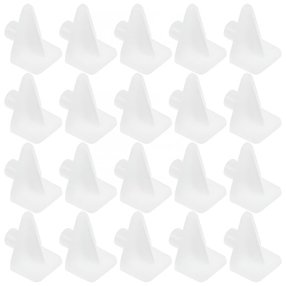 LAMIRO 100pcs White Plastic Shelf Pins Shelf Support Pegs For Cabinets Cupboards And Bookcases Shelf Holder Pins For Wood Shelving Shelf Bracket Pegs