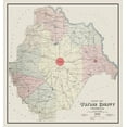 thumbnail image 2 of Hudgins 15x16 White Modern Wood Framed Museum Art Print Titled - Taylor Georgia Landowner - Hudgins 1908, 2 of 4