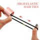 thumbnail image 2 of 4pcs Metal Hair Ponytail Buckle Band Wrap Holder Tie Hair Band Fashion Accessory for Women Girls (Gold, Silver, Rose Gold, Black Each One), 2 of 3