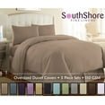 thumbnail image 5 of Neutral Solid Color 3-Piece Duvet Cover Set by Southshore Fine Linens, 5 of 6