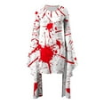 thumbnail image 5 of Fewfanhot Robes d'Halloween pour Femmes Décontractées à Col Rond avec Imprimés Effrayants et Style Asymétrique Robe à Enfiler Patchwork, 5 of 5