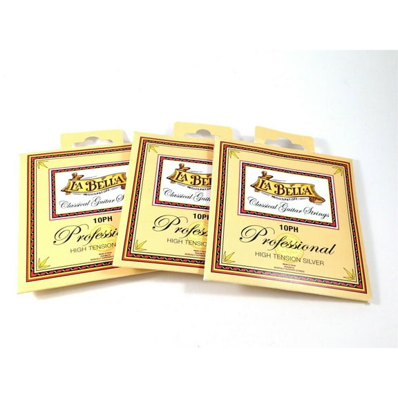 La Bella Guitar Strings 3 Sets Classical Professional Series High Tension Silve