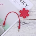thumbnail image 4 of Shisuyan Hexangular Headphone Jack Splitter 5 Way 6 Port Female Audio Connector Adapter for Phone Music Player PC (Red), 4 of 8