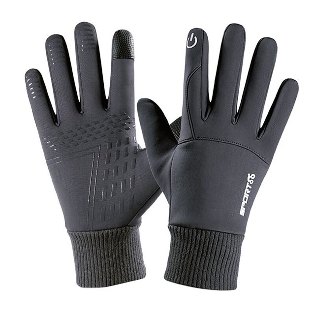 Guantes calefactables para hombre y mujer, con forro calefactable, de terciopelo antideslizante, para escalada, deportes al aire libre y esquí.