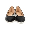 thumbnail image 4 of Women Leatherette Pointy Toe Open Shank Slip On Ballet Flat CG05, 4 of 5
