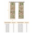 thumbnail image 6 of Rustic Vegetable Garden Blackout Curtains for Bedroom, Vintage Farmhouse Plants Beige Thermal Insulated Kitchen Drapes with Grommets, Light Blocking Window Treatment, 2 Panels 52" x 54", 6 of 7