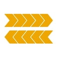 thumbnail image 4 of DYNWAVECA Pieces Universal Reflective Stickers, Self Night Sign Werproof Warning Stripes for Car Automotive Truck , Yellow, 4 of 6