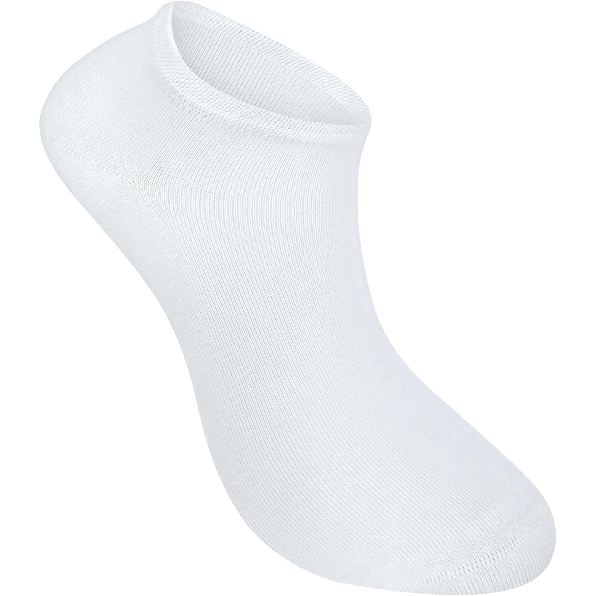 Bulusorganic Ankle Socks - 100% Organic Cotton Sneaker Socks, Invisible Low Cut, 6-Pack for Women & Men