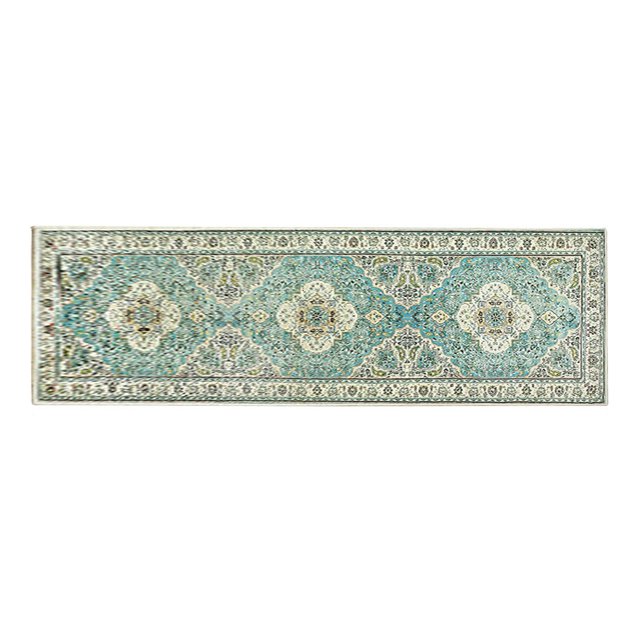 Soft Touch Carpet Vintage Machine Washable Runner Rug Soft Wear Resistant Non-slip Thin Hallway Runner Rug Entryway Indoor Carpet Floor for Home