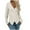 Beige, variant on Wrap Sweaters for Women Ribbed Knit Sweater Stretchy Slim Fit Pullover Shirts Lightweight Long Sleeve Jumper Tops Elegant Asymmetric Hem Knitted Shirt