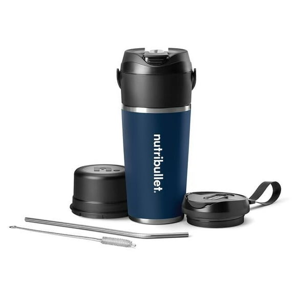 Licuadora portátil NutriBullet Flip con vaso aislante inalámbrica
