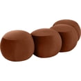 thumbnail image 6 of Meridian Furniture Apollo Cognac Velvet Bench, 6 of 11