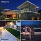 thumbnail image 3 of Tira de LED de 3 m con batería, resistente al agua IP65, tira flexible, decoración solar para interior o exterior, para hogar, jardín, boda, fiesta, Navidad, 3 of 4