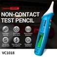 thumbnail image 1 of Pluma De Voltaje ANENG VC1018 Herramientas eléctricas Sensor Tester Pen 1000V AC Medidor de voltaje (Azul), 1 of 7