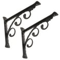 thumbnail image 2 of 2 Soportes De Estante De Pared En Forma De L De Metal Para Colgar, 20 X 15 Cm, 2 of 3