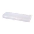 thumbnail image 2 of BUTASY Plastic Pencil Case, Large Capacity Clear Pencil Box, Stackable Pen Storage Organizer for Office, College & Classroom Supplies, 2 of 6