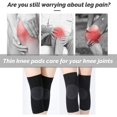 thumbnail image 2 of Lot de 2 Paires de genouillères chauffantes et Respirantes et Extensibles en Maille Cachemire pour soulager Les douleurs articulaires et l'arthrite pour la Gym, la Course à Pied, Le Cyclisme, 2 of 5