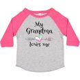 thumbnail image 3 of Inktastic My Grandma Loves Me Heart Grandchild Boys or Girls Toddler T-Shirt, 3 of 5