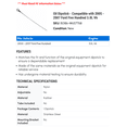 thumbnail image 2 of Oil Dipstick - Compatible with 2005 - 2007 Ford Five Hundred 3.0L V6 2006, 2 of 2