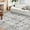 Grey, variant on Haperlare Machine Washable Area Rugs for Living Room Vintage Stain-Resistant Rugs for Kitchen Dining Room Ultra-Thin Carpet,5'x7',Grey