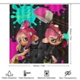 thumbnail image 2 of Splatoon Shower Curtain Set 4 Pcs, Bathroom Sets with Shower Curtain And Rugs, Bathroom Decor Set with Shower Curtain And Rugs And Accessories, 2 of 8